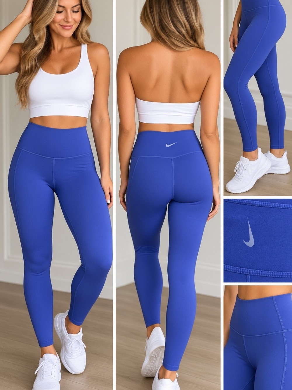 Nike Cobalt Blue High-Rise Sculpting Leggings